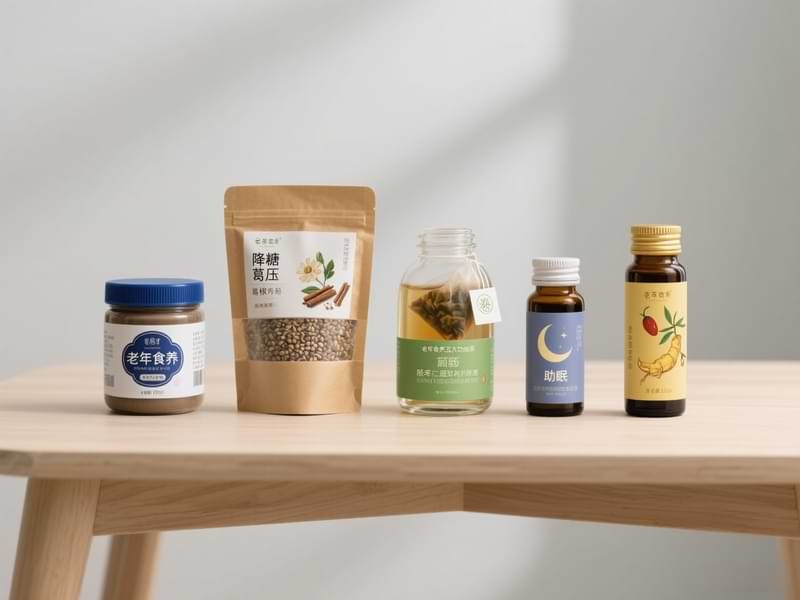 老年食养五大功能场景代表产品